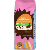 Crazy Cups empaque frontal de maple pecan, muestra aroma y conveniencia