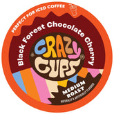 Crazy Cups frente del empaque mostrando 22 cápsulas y beneficio conveniencia