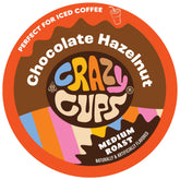 Crazy Cups frontal de la caja mostrando 22 cápsulas y diseño atractivo