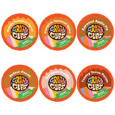 Crazy Cups frontal del pack otoñal con 30 cápsulas, presentación atractiva
