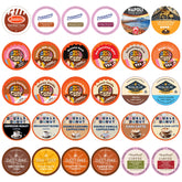 Crazy Cups pack frontal mostrando las 30 cápsulas y variedad