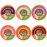Crazy Cups vista frontal del envase con 24 cápsulas, conveniencia y variedad