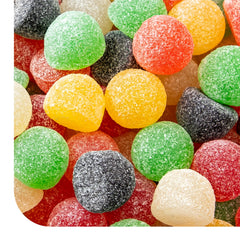 CRAZYOUTLET bolsa frontal con gomitas surtidas y colores llamativos para fiestas