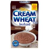 Cream of Wheat caja frontal mostrando el diseño y cantidad de sobres, práctico para despensa