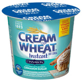 Cream of Wheat taza frontal mostrando marca y conveniencia
