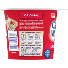 Cream of Wheat primer plano de textura cremosa enfatizando suavidad