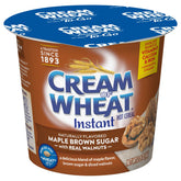 Cream of Wheat taza frontal mostrando la marca y conveniencia instantánea