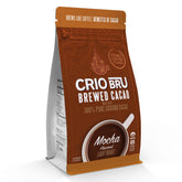 Crio Bru frente del empaque mostrando tamaño y marca para identificación rápida