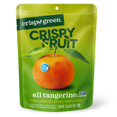 Crispy Green frente del paquete mostrando porciones individuales y conveniencia