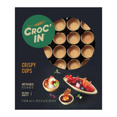 CROC'IN empaque frontal mostrando 60 vasitos listos para rellenar y servir