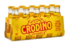 Crodino botella frontal 100 ml muestra su etiqueta y refresca reuniones