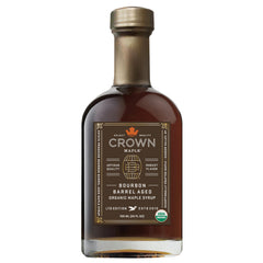 Crown Maple botella frontal mostrando etiqueta y beneficio gourmet