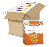 Crunchmaster frente del paquete mostrando diseño y peso 3.54 oz