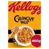 Crunchy Nut frente del empaque mostrando marca y formato pack de 3, conveniencia inmediata