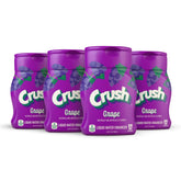 Crush uva frente del envase mostrando etiqueta clara y formato portátil