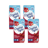 Crystal Light envase frontal con Cherry Pomegranate mostrando el paquete