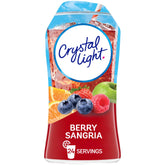 Crystal Light botella frontal Berry Sangria, sabor afrutado y sin calorías