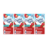 Crystal Light frente caja mostrando diez sobres y conveniencia