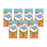 Crystal Light frente del empaque mostrando cantidad y sabor, ideal para planificar compras