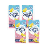 Crystal Light frente del empaque mostrando el pack de 24 sobres y conveniencia