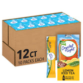 Crystal Light paquete frontal mostrando 120 sobres para conveniencia
