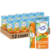 Crystal Light frontal del empaque mostrando 60 sobres y conveniencia