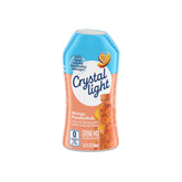 Crystal Light frente del empaque muestra tamaño compacto y conveniencia