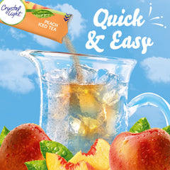 Crystal Light polvo en cuchara mostrando textura y disolución rápida