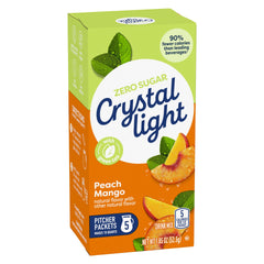 Crystal Light vaso preparado con hielo refresca al instante