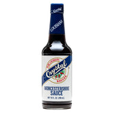 Crystal botella frontal de 10 oz mostrando etiqueta y sello Kosher, aporta sabor robusto