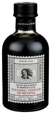 Cucina & Amore botella frontal mostrando diseño y volumen beneficioso