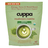 Cuppa Healthy Coffee envase frontal mostrando fórmula completa y beneficios