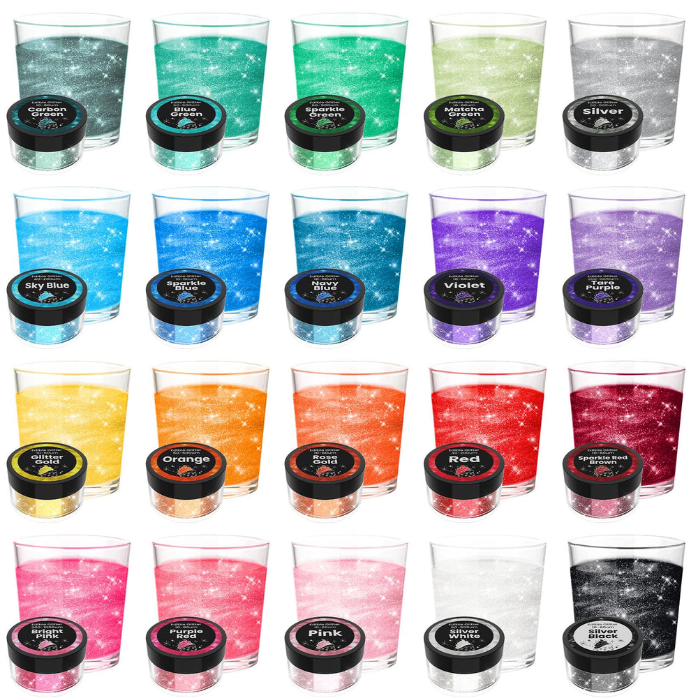 CxiRong frascos 20 colores para decoraciones vibrantes