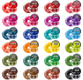 CxiRong frascos frente mostrando 24 colores brillantes y ordenados