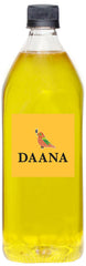 Daana aceite de cártamo textura dorada y brillo natural beneficioso