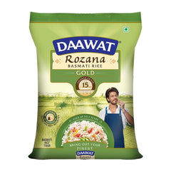 Daawat empaque frontal mostrando 1 kg y ventaja de almacenamiento