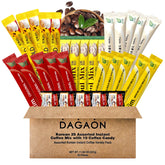 Dagaon frente del paquete mostrando variedad y conveniencia