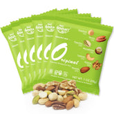 Daily Gourmet Nuts paquete frontal mostrando mezcla sin sal y práctico formato