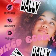 DALLY sobre en manos para comparar tamaño y uso en movimiento