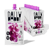 DALLY sobre frontal con sabor uva mostrando empaque atractivo y portable
