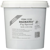 Dalmatia cubeta frontal mostrando el envase y la marca, ideal para servicio