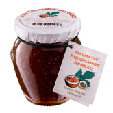 Dalmatia frasco visto al frente mostrando etiqueta y presentación, perfecta para gift gourmet