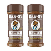 Dan-O's frasco frontal del condimento adobo, vista clara y práctica