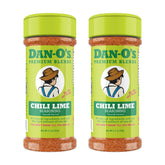 Dan-O's frasco frontal mostrando diseño y tamaño, mejora visual del estante