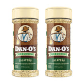 Dan-O's frasco frontal mostrando diseño de etiqueta y marca, útil para identificar producto