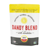Dandy Blend frente del empaque mostrando la bolsa grande y beneficios