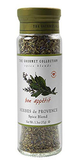 Dangold frasco frontal Herbes de Provence mostrando etiqueta y presentación