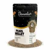Danodia Foods empaque frontal del bajra, información clara del producto