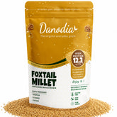 Danodia Foods paquete frontal de Foxtail Millet 2 lb mostrando marca y peso