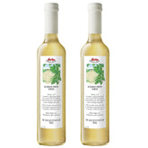 Darbo vista frontal de botella de jarabe de flor de saúco, presencia premium